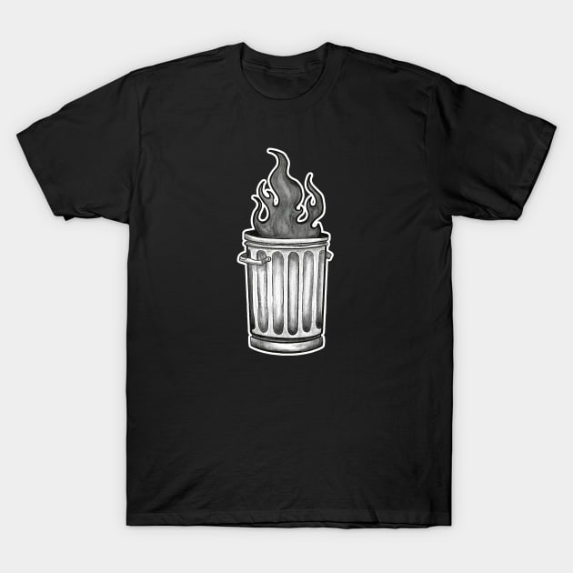 Trash Fire T-Shirt by HOT TRASH: Portland!